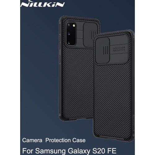 Camera Protection Case For Samsung Galaxy S20 FE Cover Samsung S20 Fan Edition 2020 NILLKIN CamShield Slide Cover Protect Lens