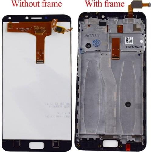For Asus Zenfone 4 Max ZC554KL X001D LCD Display Monitor Panel Screen + Touch Screen Digitizer Sensor Panel Glass Assembly Frame