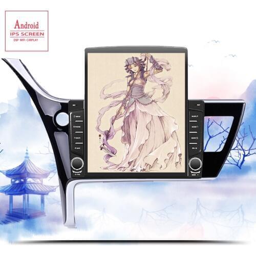 9.7'' 2din Radio Car android 10.0 Multimedia player For Toyota Corolla 2017 2018 2019 2020 Auto Radio GPS Player Tape Recorder