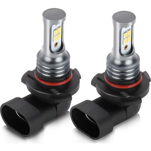 Car 3030 LED Headlamp Lights Auto Fog Lamp Foglamps New IC Fashion 16W 6000K 12V To 24V For 9005/HB3/H10 Black Yellow White
