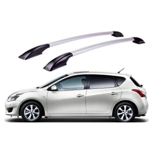 For Nissan Tiida hatchback Car Aluminum Alloy Roof rack Luggage Carrier bar Decorative Car accessories