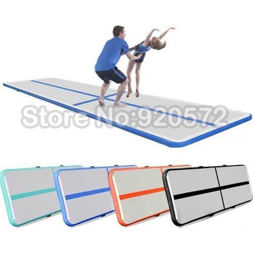 Free shipping Free Pump 4*1*0.1m Air Track Hot Sale Inflatable Tumble Track Trampoline Air Track Gymnastics Inflatable Air Mat
