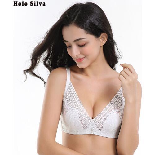 3/4 cup large size bra minimizer underwear thin cup solid Seamless Brassiere for Plus Size Womens underwear 80 85 90 95 100 BCD