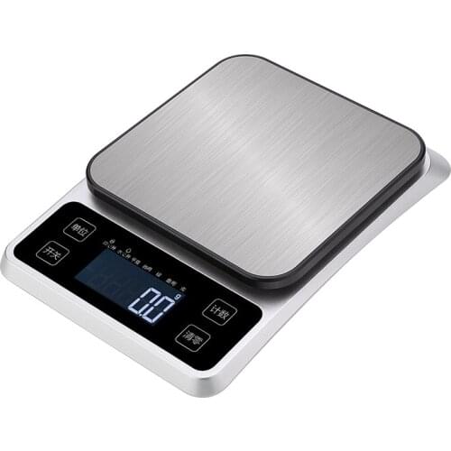 Home Kitchen Slim Electronic Digital Scale Stainless Steel Weighing Gadget Dropshipping