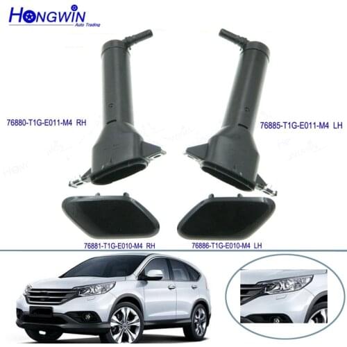Headlight Headlamp Washer Nozzle Water Spray Jet Actuator & Cover Cap Lid For Honda CR-V CRV Euro 2012 2013 2014 2015 2016 2017