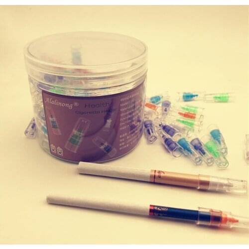100Pcs/Box Health Cigarette Holder Filters T152 Fit 5mm or 8mm Diameter Cigarettes Visiable Effect To Filter Tar Smoking Holders