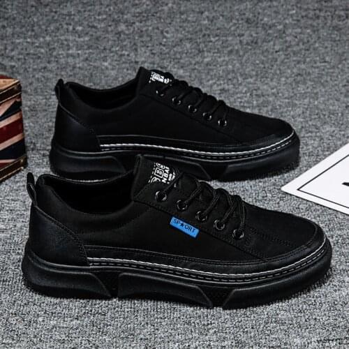 Men Casual Shoes Breathable Leather Casual Shoes Mens Casual Board Shoes Zapatillas Hombre Lace-up Mens Shoes Casual