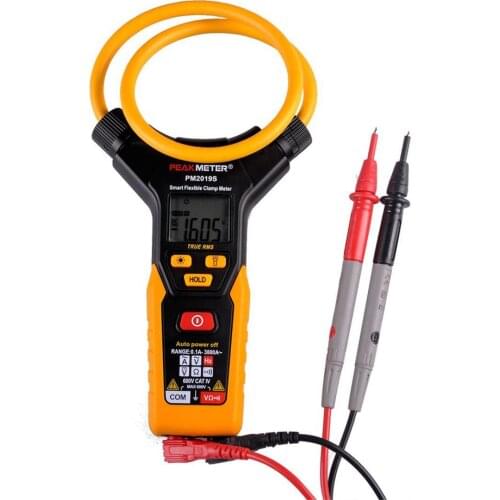 Peakmeter PM2019S Best Selling Digital Flexible clamp ammeter Multimeter WIth Voltage And 3000A AC large Current Measurement