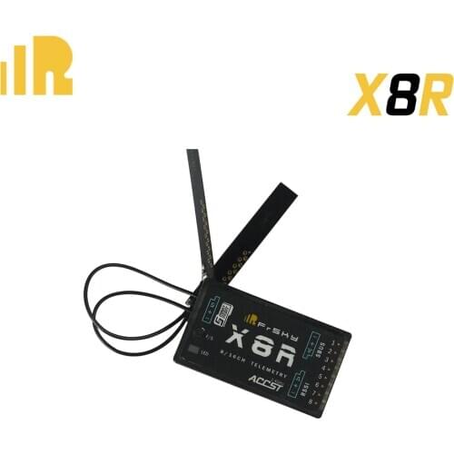 FrSky Taranis Compatible Receiver X8R 8-Channel 2.4ghz ACCST&RSSI&SBUS Easy to Use Receiver