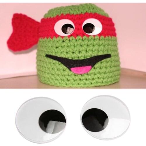Jumbo Self Adhesive Googly Wiggly Eyes 7.5/10/15.4cm for Toys Dolls DIY Accessory Eyeball Refrigerator Door