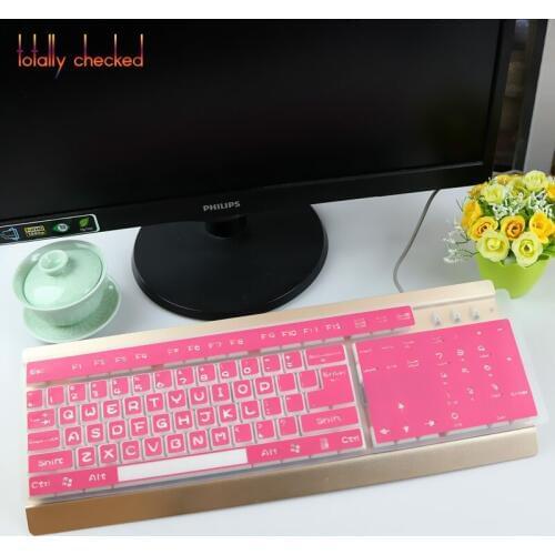 For Logitech K120 G810 G610 RGB Desktop PC Mechanical Gaming Keyboard skin guard compute Silicone Keyboard Cover Protector Skin