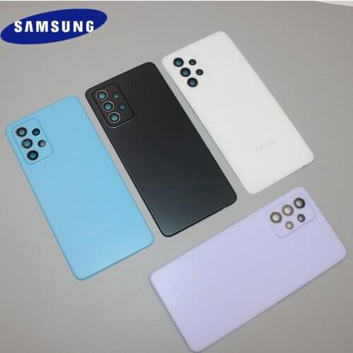 For Samsung Galaxy A525 Battery Back Cover Rear Door Housing Case + Camera Glass Lens Frame + Adhesive Replace For Galaxy a525