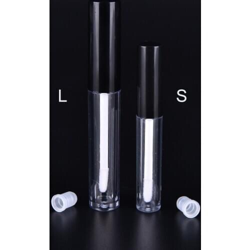 1pcs 1.5ml/4ml Comestic Empty Containers Lips Tube Lip Gloss Tube Brush Cap Bottles Plastic Empty Slim Lip Balm Tube