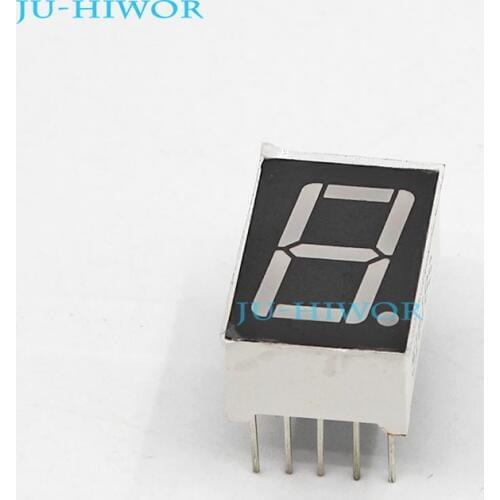 200pcs 10Pins 5611BR 5611AR 0.56 Inch 1 Digit Bit 7 Segment Red LED Display Share Common Anode Cathode Digital Display