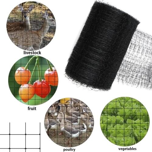 30x2.1m Anti Bird Catcher Netting Net Bird-Preventing Traps Crops Fruit Tree Flower Garden Mesh Protect 7x100ft 19mm Mesh Hole
