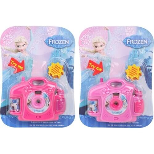 3D Projection Toys Camera Frozen 2 Cartoon Anime Figures 8 Patterns Toy Cameras Childrens Disney Girls Christmas Gift