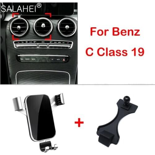 Car Mobile Phone Holder Mounts Stand GPS Bracket Phone Gravity Navigation Bracket For Mercedes-Benz C Class W205 2019 2020