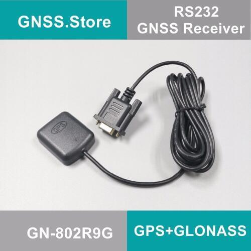 Free shipping 5V rs232 DB9 RS-232 GPS glonass receiver Antenna Gnss Chip Module Design,NMEA0183