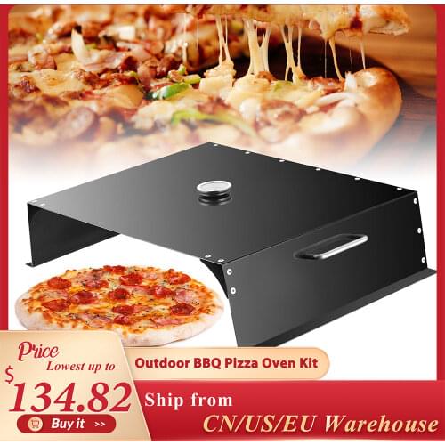 Pizza Oven Kit Portable Pizza Oven Outdoor Pizza Oven Firewood Stove Pizza Grill Cover Family Charcoal BBQ Outdoor Machine Tool