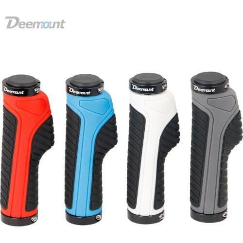 Bicycle handle grip bilateral lockup anti-slip ergonomic bike handle grip two-color handlebar bicycle parts cycling equipment