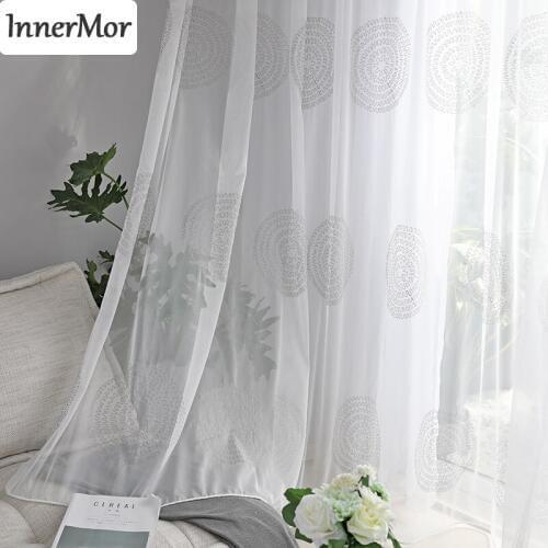 Innermor Curtains In The Living Room On The Window