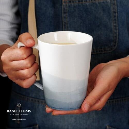 Ceramic Cup Large Capacity Water Cup Mug Milk Cup Personalized Coffee Cup Home Drinking Tea Cup