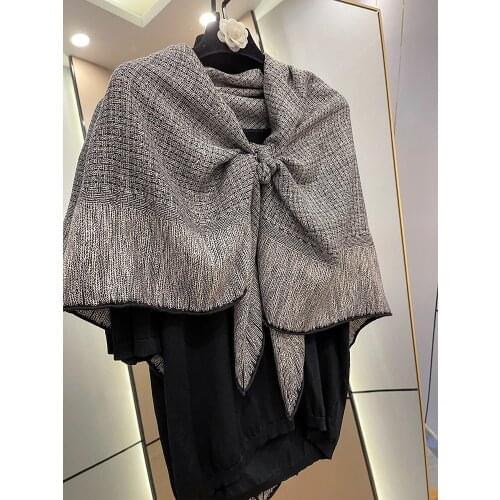 Classic fashionable! Elegant Silk wool big square scarf silk wool scarf office shawl women 135*135 big square scarf