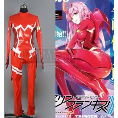 Zero Two Darling in the Franxx 02 Combat Suit Cosplay Costume Custom Made