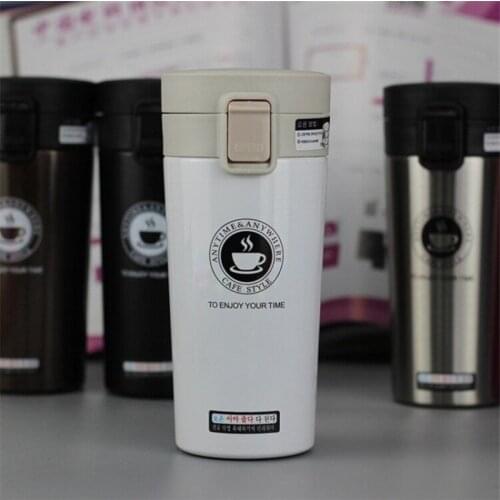 Fashionable 304 Stainless Steel Car Bouncing Cup Boutique Business Thermos Mug Coffee Cup
