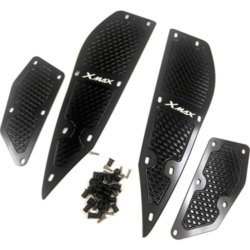 Motorcycle for Yamaha XMAX 300 X-MAX 250 300 2017-2018 Step Footpads Pedal Plate Cover Accessories