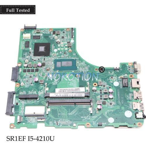 NOKOTION DA0ZQ0MB6E0 NBMN111001 NB.MN111.001 laptop motherboard For acer aspire E5-471G V3-472G SR1EF I5-4210U 840M Main board