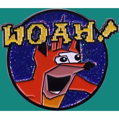 Woah! Enamel Pins Brooch Collecting Alloy Anime Lapel Badges Men Women Fashion Jewelry Gifts Adorn Backpack Collar Hat