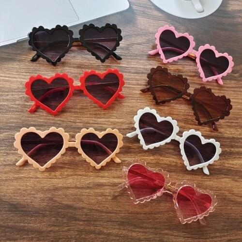 Children Lovely Heart Shape Sunglasses Baby glasses For Girls Boys Student Kids Sunglasses Shades For Girl UV400 Gafas De Sol