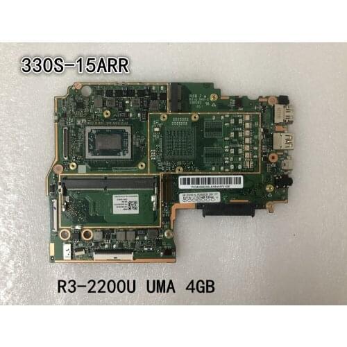 Original laptop Lenovo Ideapad 330S-15ARR Motherboard CPU R2-2200U UMA 4G FRU 5B20R27410