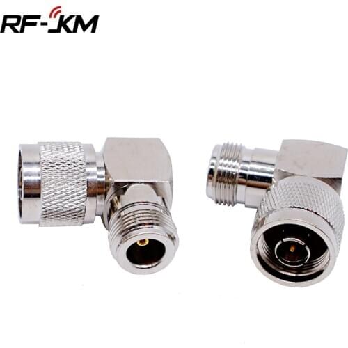 1pcs N Female To N Male Adapter Right Angle 90 Degree RF Connector