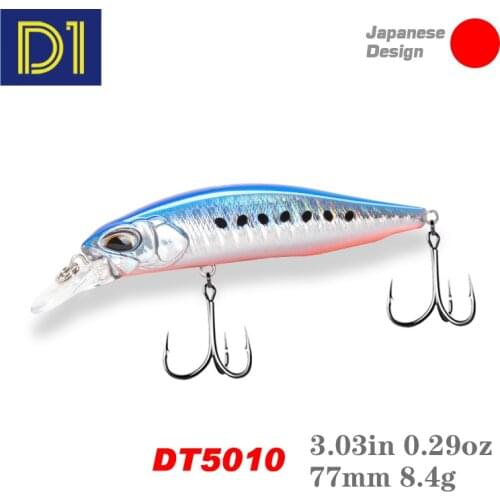 D1 REALIS ROZANTE Minnow Lure 77MM 8.4G 3pcs counterweight system Suspending Fishing Tackle Set 2020 Bait for pike Seabass