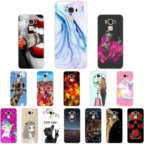 Silicone Case For Asus Zenfone 3 Max ZC553KL Case Fashion Painted Design Transparent Cover For Asus ZC553KL Zenfone 3 Max X00DDB
