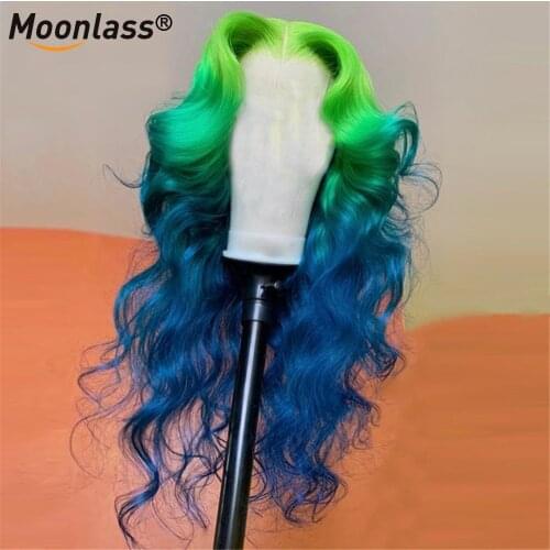 Blue Ginger 613Colored Lace Front Human Hair Wigs Brazilian Highlight Wig human Hair Body Wave HD Transparent 4x4 Closure Wig