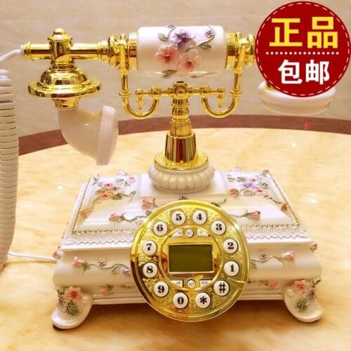 Antique telephone landline telephone household telephone fashion retro European Decoration home Dial number