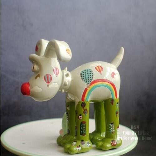 DALMATIAN STATUE DOG ART SCULPTURE CERAMIC CRAFTS HOME DECORATION OBJECTS ORNAMENT PORCELAIN ANIMAL FIGURINE DECOR R4200