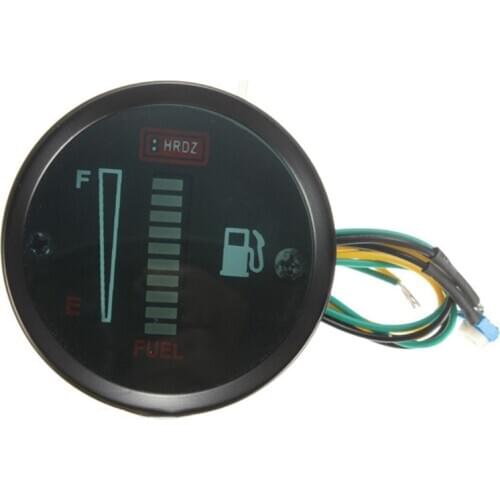 Universal Car Motor 52mm Fuel Meter LED Digital Display 12V Digital Fuel Ratio Level Gauge for YAMAHA KAWASAKI