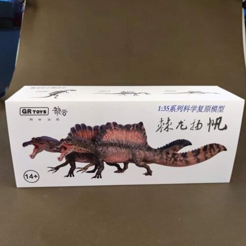 In Stock Longgu Spinosaurus Scientific Reduction Jurassic Dinosaurs Collection 1/35