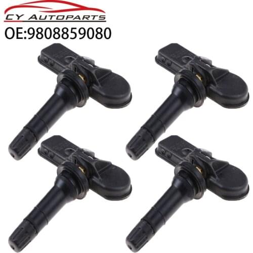 YAOPEI 4 PCS New TPMS Tire Pressure Sensor 9808859080 For Citroen Peugeot Fiat Scudo Toyota Proace 433MHz