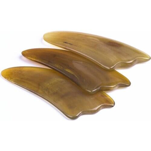 10PCS Natural Sheep Horn Guasha Plates Beauty Massage Tool Healthy Tools L002