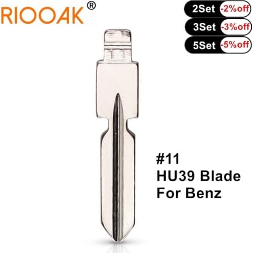 10pcs New Replacement Flip Key #11 KD Key Blade For Mercedes Benz W168 W124 W202 W210 W211 W203 Auto Flip Car Remote Key Blank