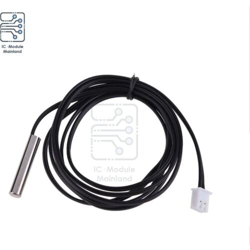 2Pcs 100CM 1M NTC 10K 1% 3950 Thermistor Waterproof Accuracy Temperature Sensor Wire Cable Probe 1Meter For Arduino ADC DIY KIT