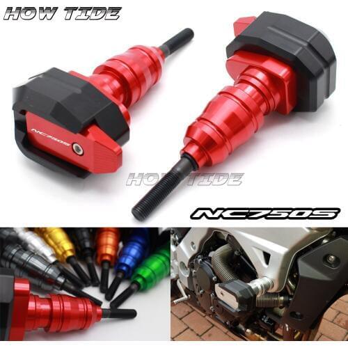 Aluminum CNC For HONDA NC 750S NC750S 2014-2015 Extended Frame Sliders Crash Protectors Motorcycle Fairing Guard cover