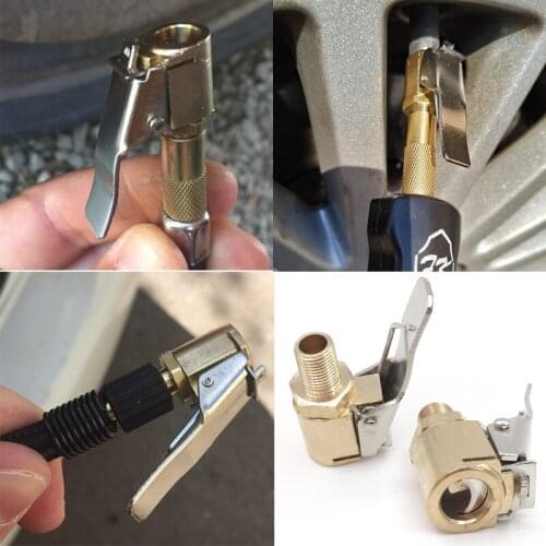 Automobi compressor car pump clamp car air pump tire inflator connector air pump air adapter car crank wheel tire valve tire gas