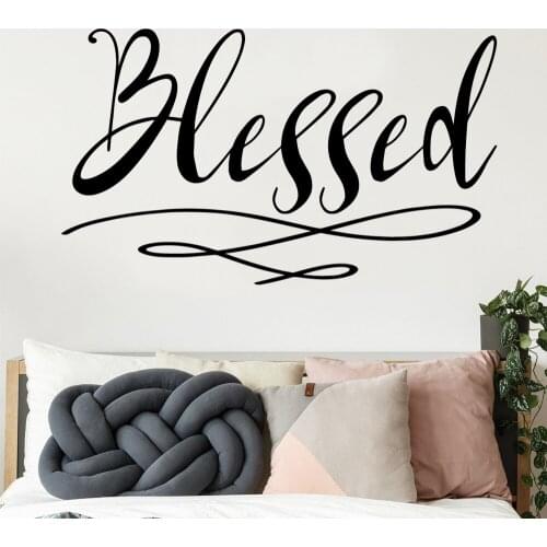 Beauty blessed Decal Removable Vinyl Mural Poster For Kids Room Living Room Home Decor Decoration Accessories