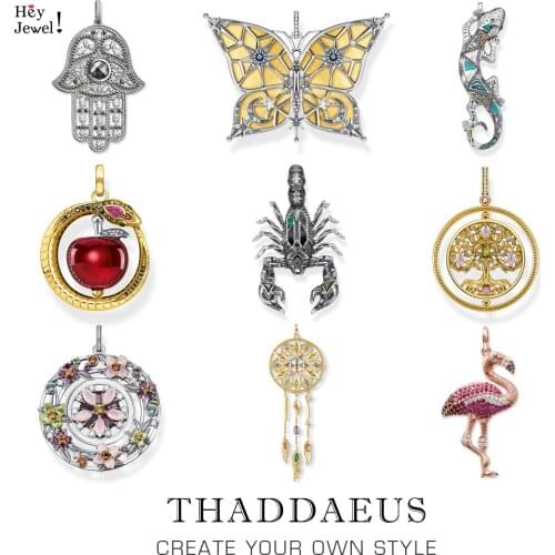 Pendant Scorpion,2021 New Fine Jewelry Europe 925 Sterling Silver Personal Lucky Bijoux Necklace Accessories Gift For Woman Men